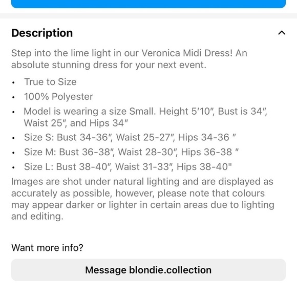 NEW!! Blondie Boutique Veronica Dress - Picture 2 of 10